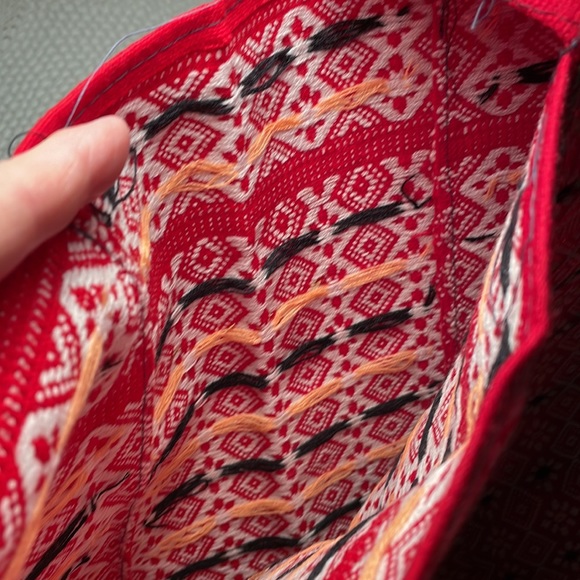 New! Boho woven embroidered shoulder bag - Picture 3 of 4